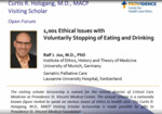 1,001 Ethical Issues with Voluntarily Stopping of Eating and Drinking by Ralf J. Jox