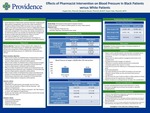 Effects of Pharmacist Intervention on Blood Pressure In Black versus White Patients by Angela Kim, Benjamin Rosati, and Dawn Fuke