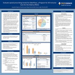 Evaluate opioid prescribing trends for ElderPlace, a Program for All-inclusive Care for the Elderly (PACE)