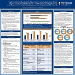 Implementation and evaluation of pulmonary arterial hypertension clinical program and pharmacist education at a health-system specialty pharmacy by Timothy Cao, Adam Saulles, and Tara Berkson
