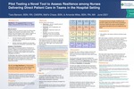 Pilot Testing a Novel Tool to Assess Resilience among Nurses Delivering Direct Patient Care in Teams in the Hospital Setting