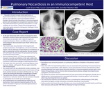 Pulmonary Nocardiosisin an ImmunocompetentHost by Leah Grant, Laura Loertscher, and Jennifer Marfori