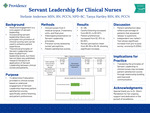 Poster: Servant Leadership for Clinical Nurses by Stefanie Anderson and Tanya Hartley